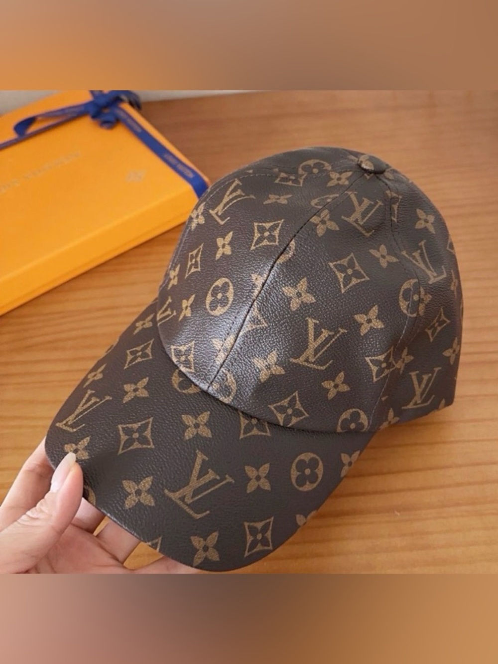 Monogram Baseball Cap - Brown/Tan Monogram